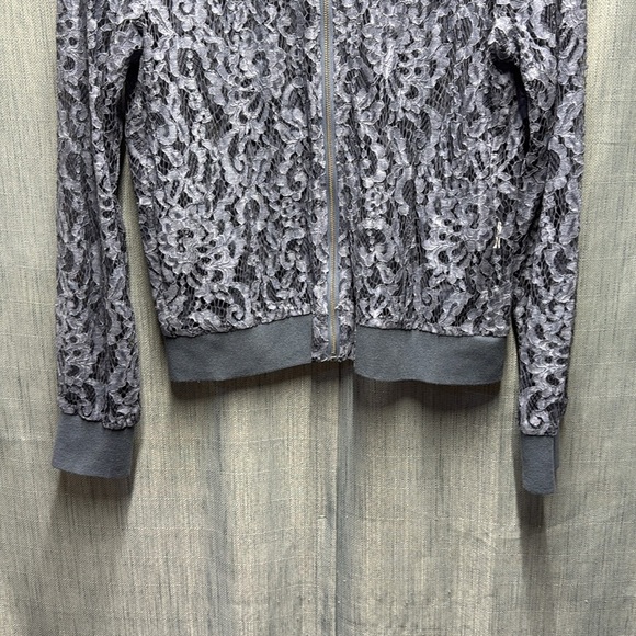 🚩 Zara Lace Women's bomber Jacket size medium - Picture 4 of 7
